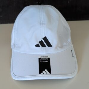 Adidas White and Black Climacool Cap Woman